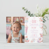 1歳の誕生日　記念写真 招待状 (スタンド正面)