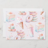 1歳の誕生日　記念写真 招待状 (裏面)