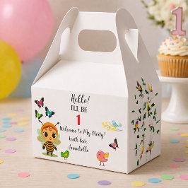 1歳の誕生日 赤ちゃんパーティー かわいい 供給ボックス フェイバーボックス