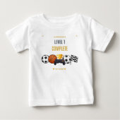 1歳の誕生日Tシャツ｜名前入り誕生日Tシャツ ベビーTシャツ (正面)