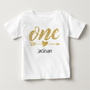 1歳パーソナライズされた ベビーTシャツ