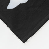 1歳不気味の誕生日ハロウィンピンクのゴスの フリースブランケット (角)