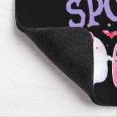 1歳不気味の誕生日ハロウィンピンクのゴスの マウスパッド (コーナー)