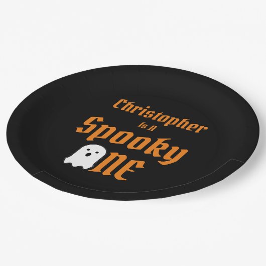 1歳不気味の誕生日 ペーパープレート (アングル)