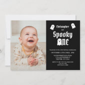 1歳不気味の誕生日 招待状 (正面)