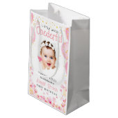 1歳恋しく思の誕生日の小さなパーティー スモールペーパーバッグ (裏面アングル)