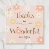 1歳感謝していの誕生日を記念してデイジー フェイバータグ (正面)