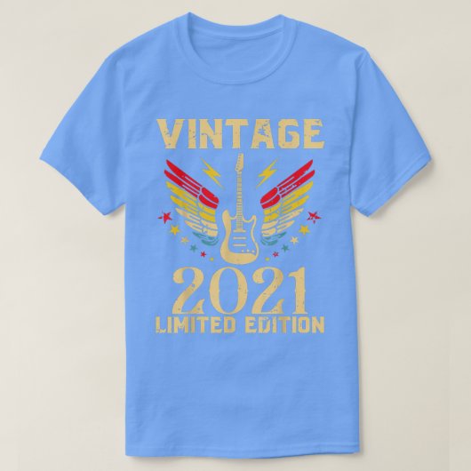 1歳誕生日ギターギタリスト1位 Tシャツ (デザイン正面)