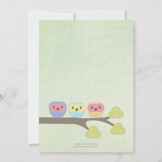 1歳誕生日ピンクパーティーナイトフローズカワイト招待状 招待状 (裏面)