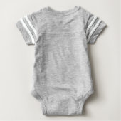 1歳鮮やかの幼児Tシャツに注意 ベビーTシャツ (裏面)