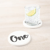 1歳1歳の誕生日誕生日 コースター (側面)