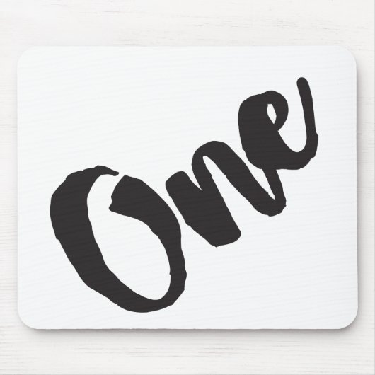 1歳1歳の誕生日誕生日 マウスパッド (正面)