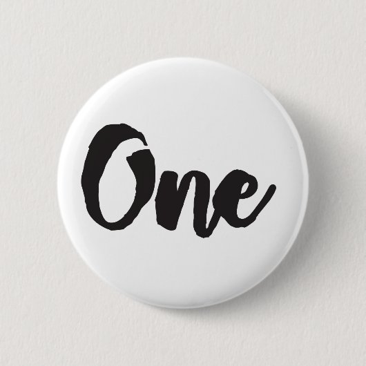 1歳1歳の誕生日誕生日 缶バッジ (正面)