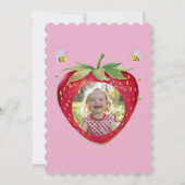 1歳1dt誕生日1歳ベビーパーティー 招待状 (裏面)