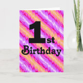 1歳 カード (正面)