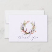 1歳 |フローライースターエッグリース サンキューカード (正面)