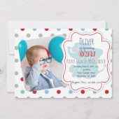 1歳 招待状 (正面)