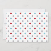 1歳 招待状 (裏面)