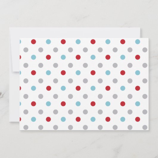 1歳 招待状 (裏面)