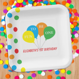 1歳 誕生日 おめでとう ペーパープレート