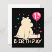 1歳 | 1年間のベビー |最初の誕生日 (正面/裏面)