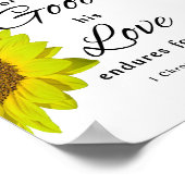 1歴代記16:34与え、主に感謝してい。 ポスター (角)