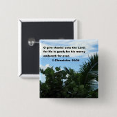 1歴代誌16:34 缶バッジ (正面&裏面)