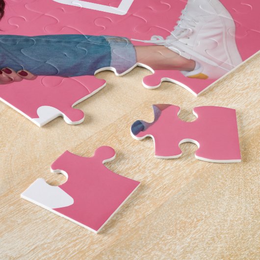 #1母の日のジグのためのママのフルフォトおもしろいプレゼント ジグソーパズル (側面)