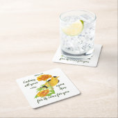 1気にペテロ5:7 スクエアペーパーコースター (インサイチュ)