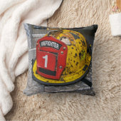 #1消防士の枕 クッション (ブランケット)