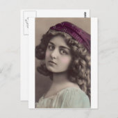 1無料ヴィンテージ印刷可能 – gypsy girl.jpg ポストカード (正面/裏面)