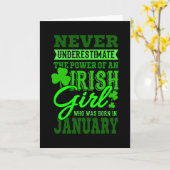 1生まれ月にアイルランドの女性が誕生日に カード (黄色い花)