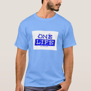1生命。 アンコール無し(青い) (第2例) Tシャツ
