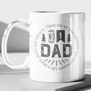 1番パパヴィンテージ父の日 コーヒーマグカップ