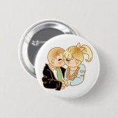 1番目のキス 缶バッジ (正面&裏面)