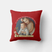 1番目のクリスマスは姉カスタム様の写真/名前 クッション (裏面)