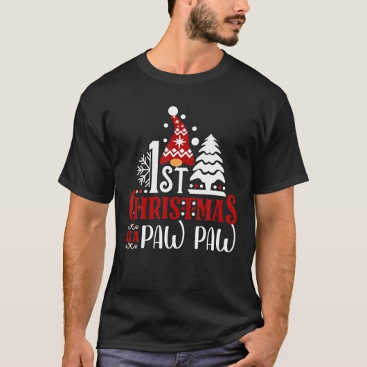 1番目のクリスマスポーポーポーポークリスマスクリスマスポーポーポーポーポーマッチング Tシャツ (正面)