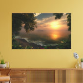 1番目のライト キャンバスプリント (インサイチュ (リビング))