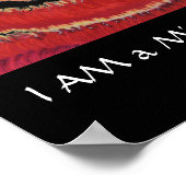 1番目のルートチャクラ#1- I AM a Miracle Magnet ポスター (角)