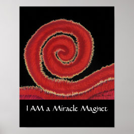 1番目のルートチャクラ#1- I AM a Miracle Magnet ポスター