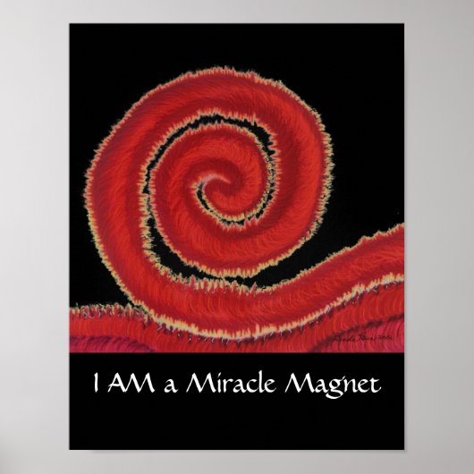 1番目のルートチャクラ#1- I AM a Miracle Magnet ポスター (正面)