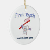 1番目の歯 セラミックオーナメント (右)