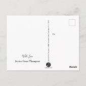 1番目の聖なる聖体拝領感謝してい写真 ポストカード (裏面)