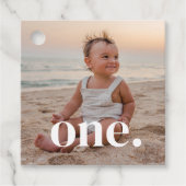 1番目の誕生日の写真 – 1 フェイバータグ (正面)