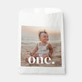 1番目の誕生日の写真 – 1 フェイバーバッグ (正面)