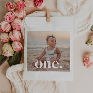 1番目の誕生日の写真 – 1 フェイバーバッグ