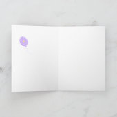 1番目の誕生日カード カード (内部)