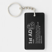 1番目のAD定義 – アシスタントおもしろいディレクター キーホルダー (正面)