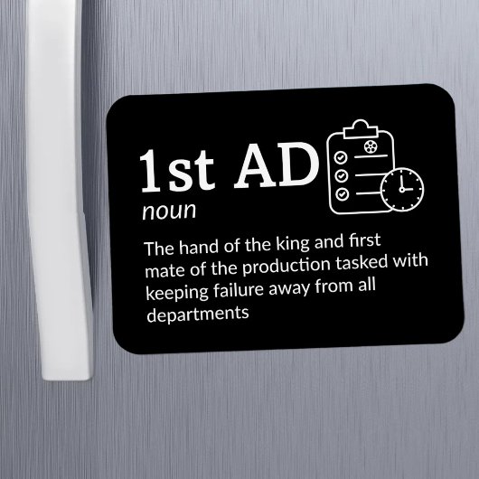 1番目のAD定義 – フィルムクルー3" x 4" Flex マグネット