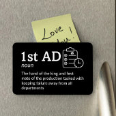 1番目のAD定義 – フィルムクルー4" x 6" Flex マグネット